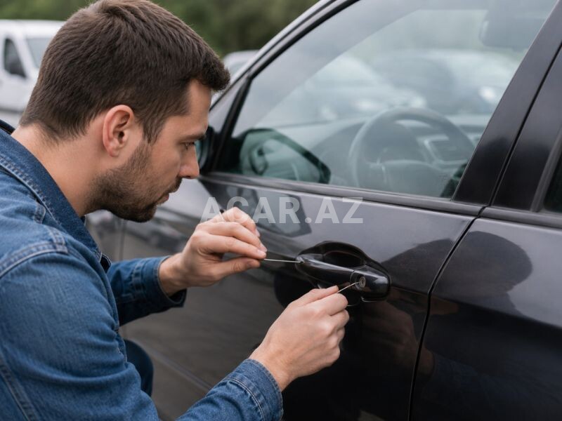Avtomobil qapısı açılmırsa nə etmək lazımdır? 